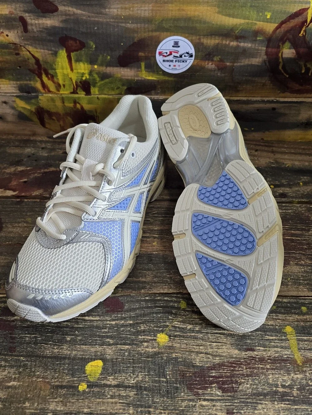Asics Gel-DS Trainer 14 Ivory Light Sapphire 1203A607-750 Men Sz 8.5 New